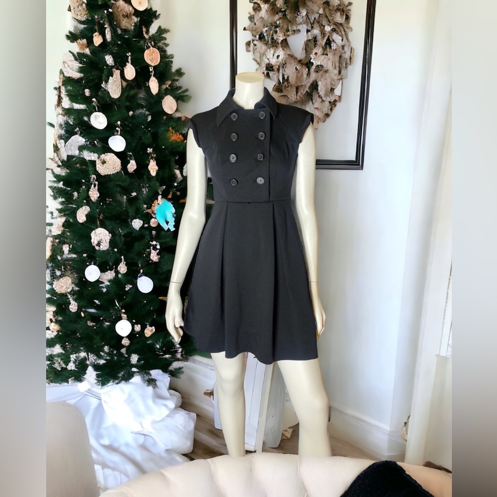 Jessica Simpson black mini dress